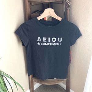 XS Vowel Tee Universal Threads